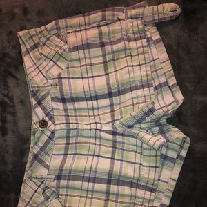 Plaid shorts